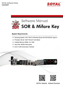 Software Manual-SOR Mifare Key(圖)