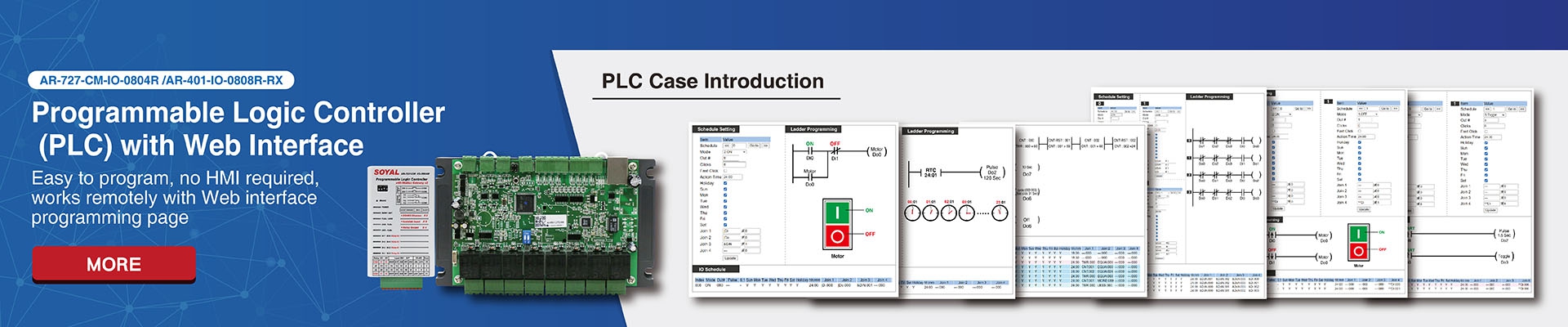 Programmable Logic Controller  (PLC) with Web Interface(圖)