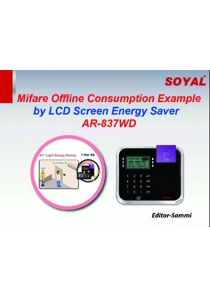 《Peripheral expansion application》Mifare Offline Consumption Case | LCD Energy Saver (RF Card) AR-837WD |(圖)