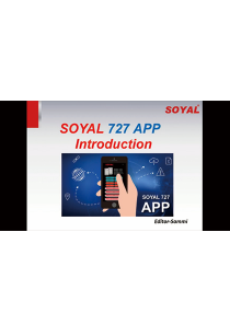 《SOYAL APP & WEB》SOYAL 727 APP Introduction(圖)