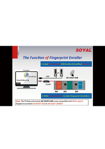 《Lift Control & Fingerprint Enroll》USB Fingerprint Enroller  Introduction-AR 331EF(圖)